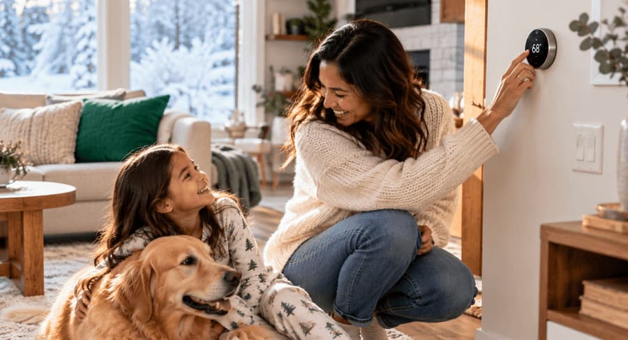 What Temperature Should You Set Your Thermostat in Winter? Day, Night & Away Settings