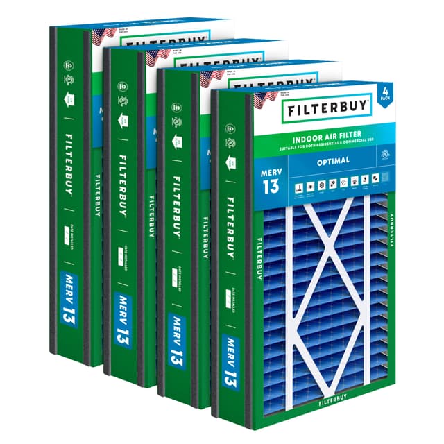 Generalaire 16x25x5 MERV 13 Replacement Filter - 6 Quantity