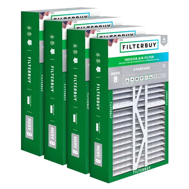 Amana 16x25x5 MERV 8 Replacement Filter - 6 Quantity