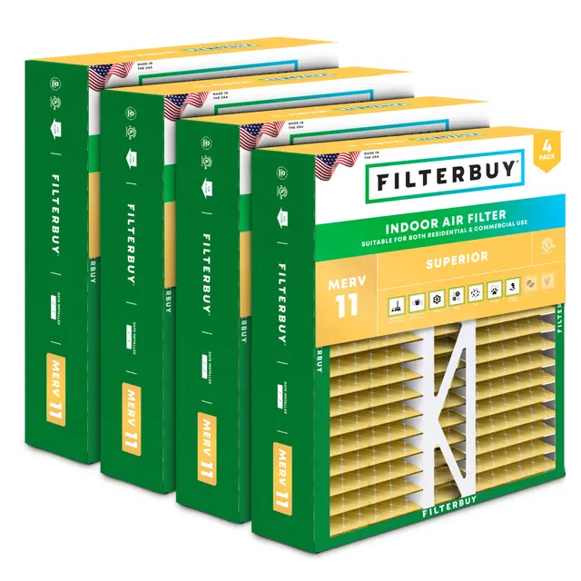 Gibson 16X22X5 MERV 11 Replacement Filter - 6 Quantity
