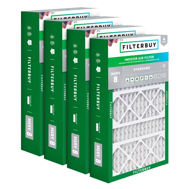 15.75×27.63×3.5 MERV 8 Aprilaire Compatible 2140 / 104 Replacement Filter - 6 Quantity