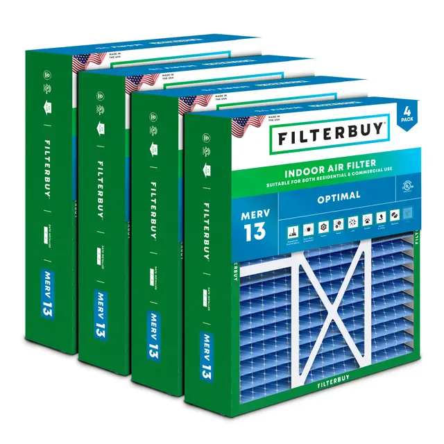 Carrier 16x20x5 MERV 13 Replacement Filter - 6 Quantity